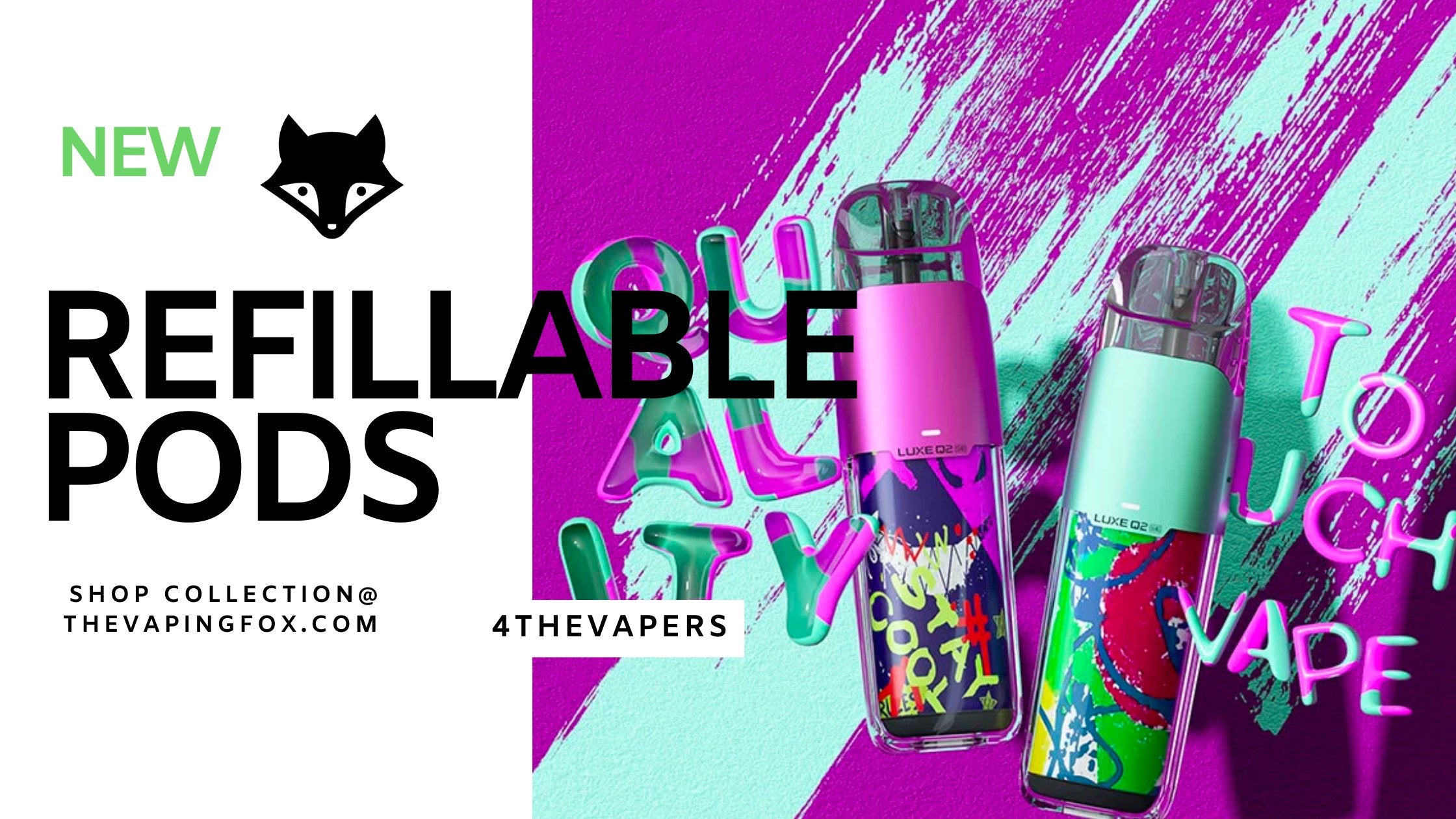Refillable Vape Pods Vape Fox Refillable Vape Pods Vape Fox