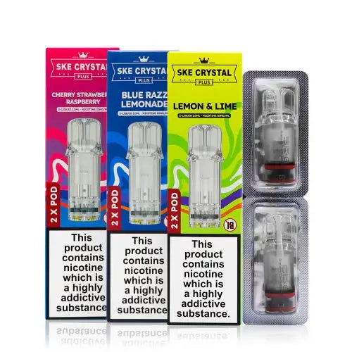 SKE Crystal Plus Pre-filled Pods 2 Pack Vape Fox SKE Crystal Plus Pre-filled Pods 2 Pack Vape Fox
