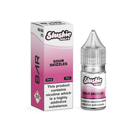 Sour Skittlez 10ml Nic Salt E-Liquid by Slushie Bar Salts