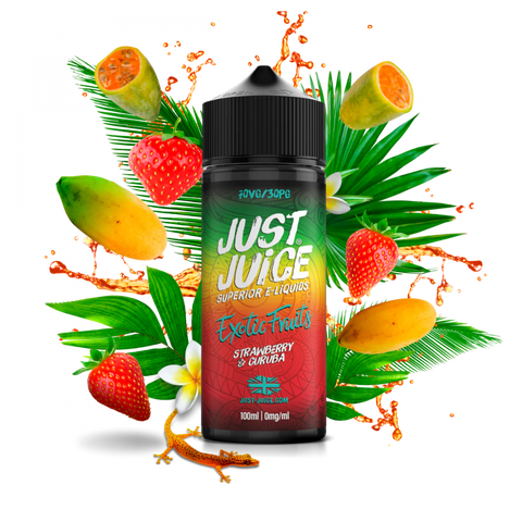 Strawberry & Curuba 100ml Shortfill E-Liquid by Just Juice