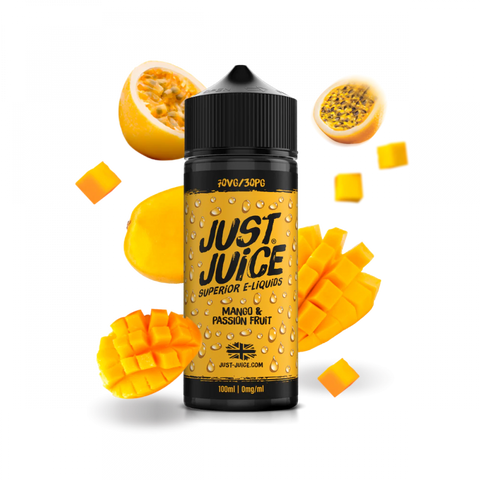 Mango & Passion Fruit 100ml Shortfill E-Liquid by Just Juice