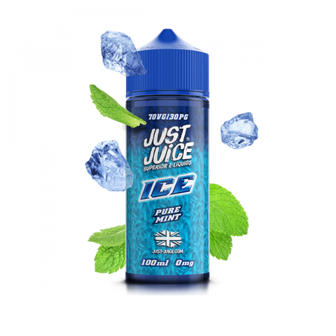 Pure Mint 100ml Shortfill E-Liquid by Just Juice Vape Fox Pure Mint 100ml Shortfill E-Liquid by Just Juice Vape Fox