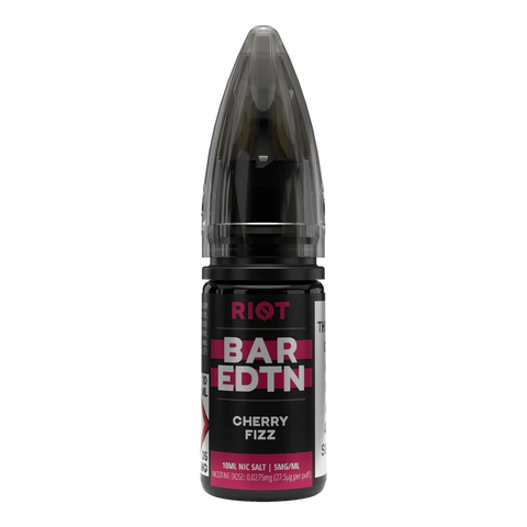 Cherry Ice 10ml Nic Salt E-Liquid by Riot Bar Edtn