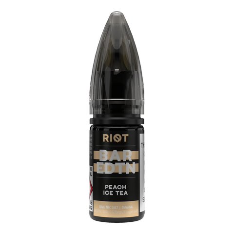 Peach Ice Tea 10ml Nic Salt E-Liquid by Riot Bar Edtn