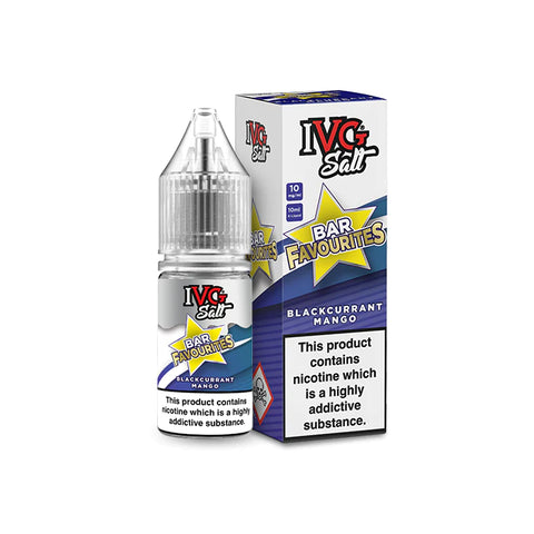 Blackcurrant Mango 10ml Nic Salt E-Liquid by IVG