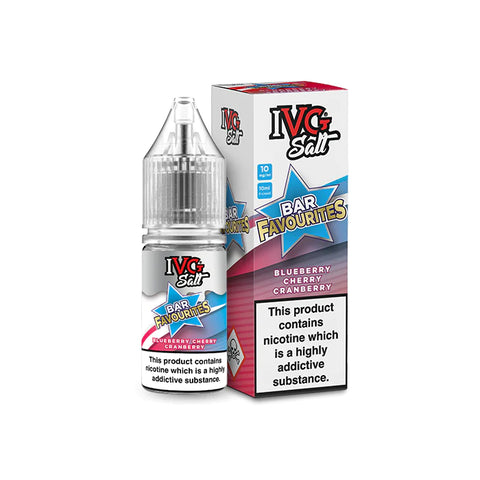 Blueberry Cherry Cranberry 10ml Nic Salt E-Liquid by IVG