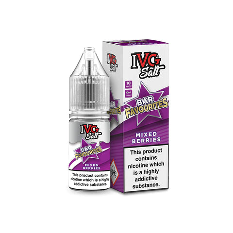 Mixed Berries 10ml Nic Salt E-Liquid by IVG