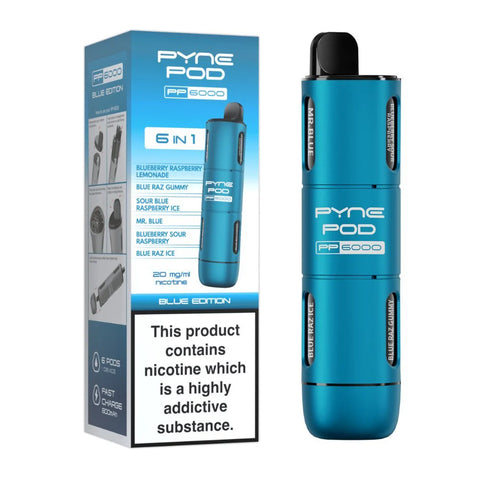 Pyne Pod PP6000 6 in 1 Disposable Vape Device