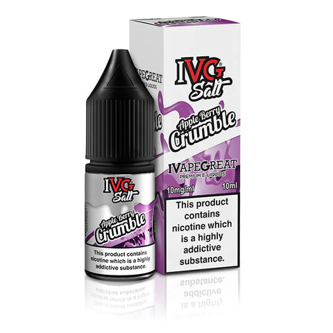 Apple Berry Crumble 10ml Nic Salt E-Liquid by IVG