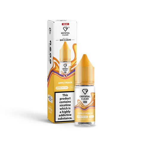 Apple Peach 10ml Nic Salt E-Liquid by Crystal Clear