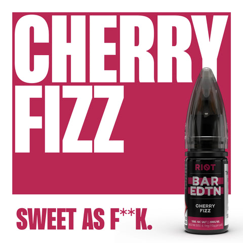 Cherry Ice 10ml Nic Salt E-Liquid by Riot Bar Edtn