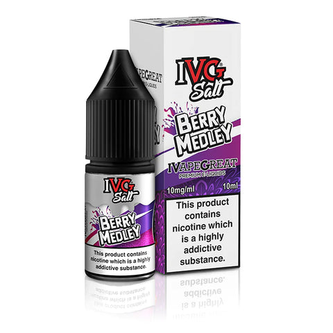 Berry Medley 10ml Nic Salt E-Liquid by IVG