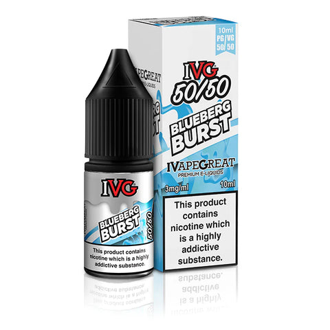 Blueberg Burst 10ml 50/50 E-Liquid by IVG