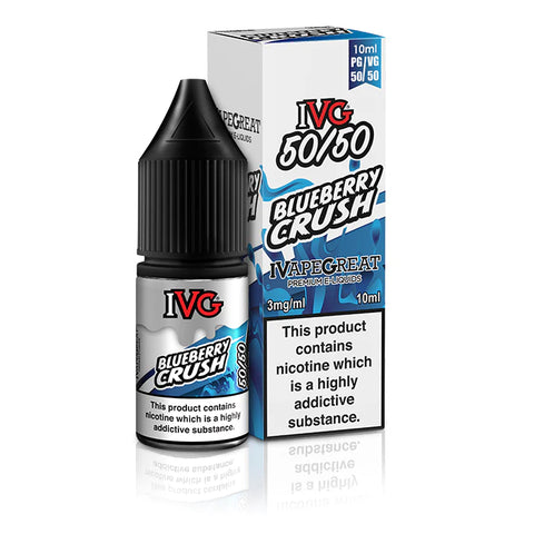 Blueberry Crush 10ml 50/50 E-Liquid by IVG