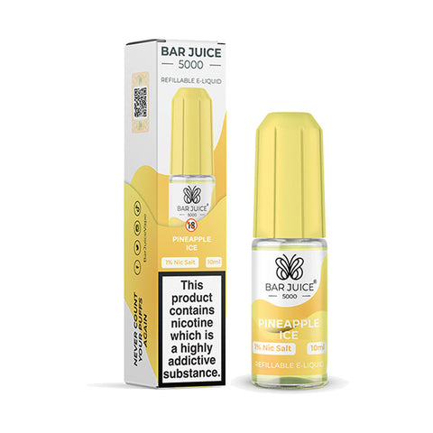 Pineapple Ice 10ml Nic Salt E-Liquid by Bar Juice 5000