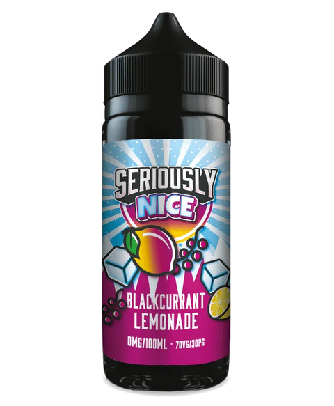 Seriously Nice Blackcurrant Lemonade Shortfill 100ml E-Liquid by Doozy Vape Co