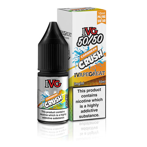 Caribbean Crush 10ml 50/50 E-Liquid by IVG