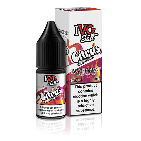 Citrus Lemonade 10ml Nic Salt E-Liquid by IVG