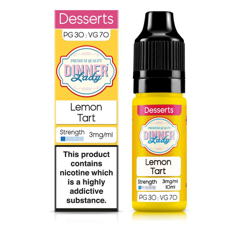 Lemon Tart 10ml 30/70 E-Liquid by Dinner Lady