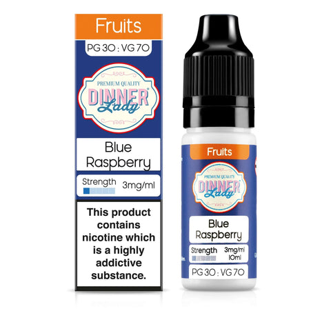 Blue Raspberry 10ml 30/70 E-Liquid by Dinner Lady