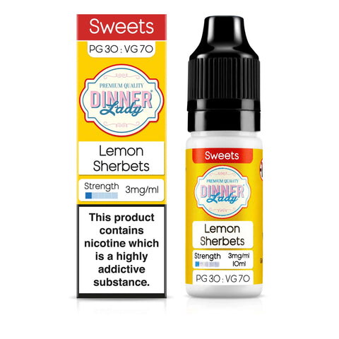 Lemon Sherbets 10ml 30/70 E-Liquid by Dinner Lady