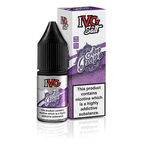 Aloe Grape 10ml Nic Salt E-Liquid by IVG