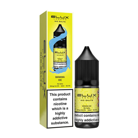 Banana Ice 10ml Nic Salt E-Liquid by Elux Legend