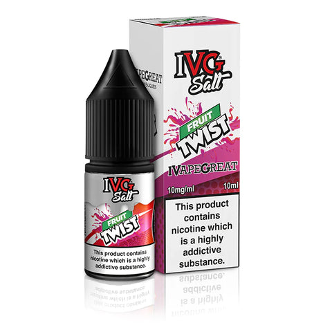 Fruit Twist 10ml Nic Salt E-Liquid by IVG