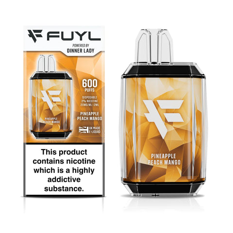 Pineapple Peach Dinner Lady FUYL Disposable Vape Device