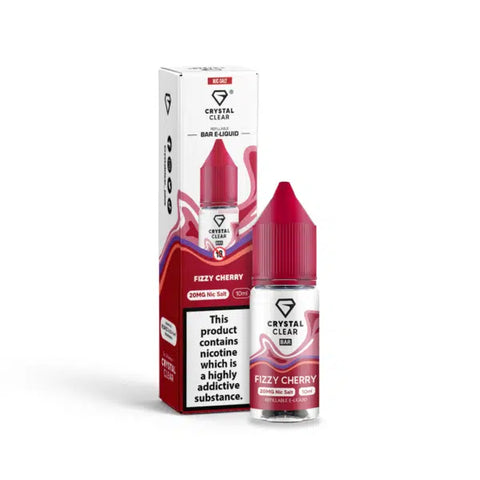 Fizzy Cherry 10ml Nic Salt E-Liquid by Crystal Clear