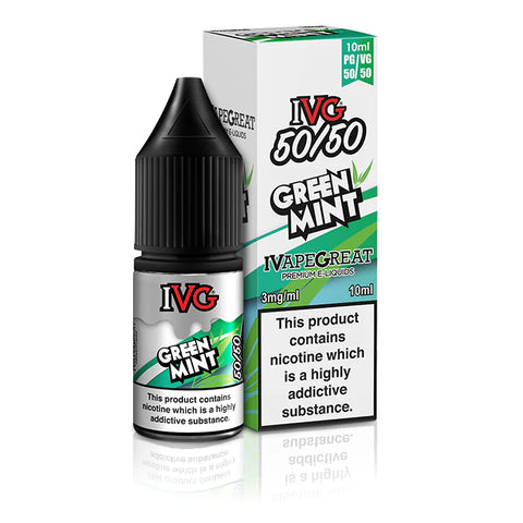 Green Mint 10ml 50/50 E-Liquid by IVG