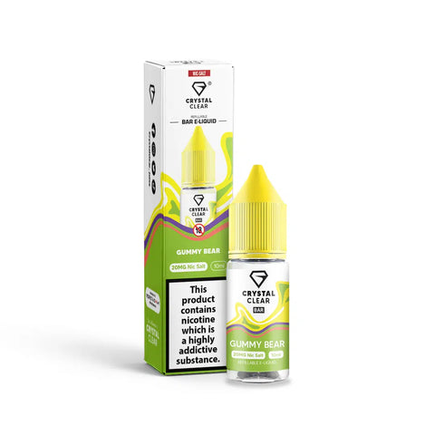 Gummy Bear 10ml Nic Salt E-Liquid by Crystal Clear