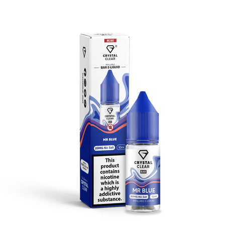 Mr Blue 10ml Nic Salt E-Liquid by Crystal Clear