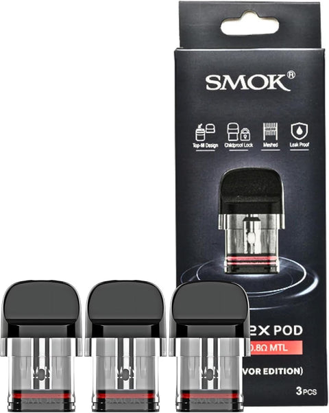 SMOK Novo 2X MTL Replacement Pods 3 Pack 0.8