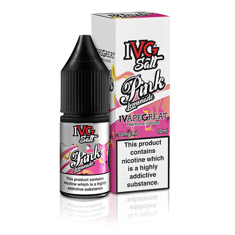 Pink Lemonade 10ml Nic Salt E-Liquid by IVG