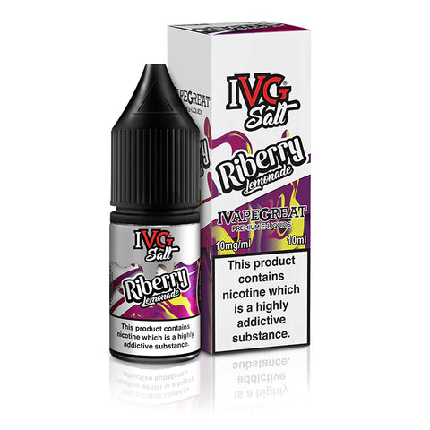 Riberry Lemonade 10ml Nic Salt E-Liquid by IVG