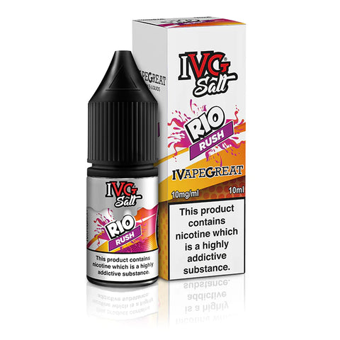 Rio Rush 10ml Nic Salt E-Liquid by IVG