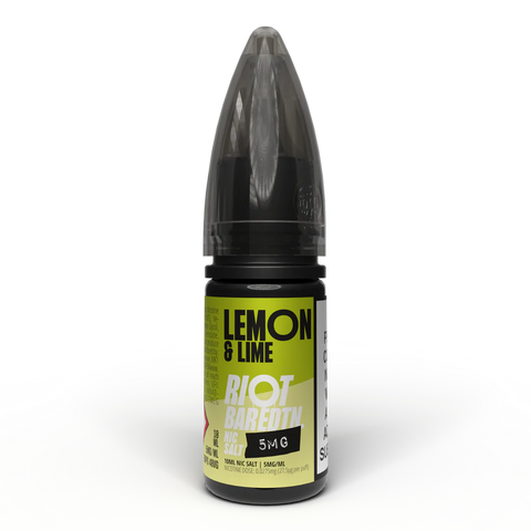 Lemon Lime 10ml Nic Salt E-Liquid by Riot Bar Edtn