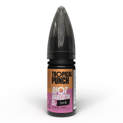 Tropical Punch 10ml Nic Salt E-Liquid by Riot Bar Edtn