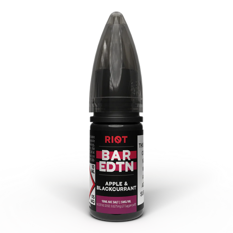 Apple & Blackcurrant 10ml Nic Salt E-Liquid by Riot Bar Edtn