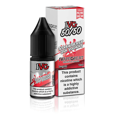 Strawberry Jam Yoghurt 10ml 50/50 E-Liquid by IVG