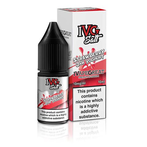 Strawberry Jam Yoghurt 10ml Nic Salt E-Liquid by IVG