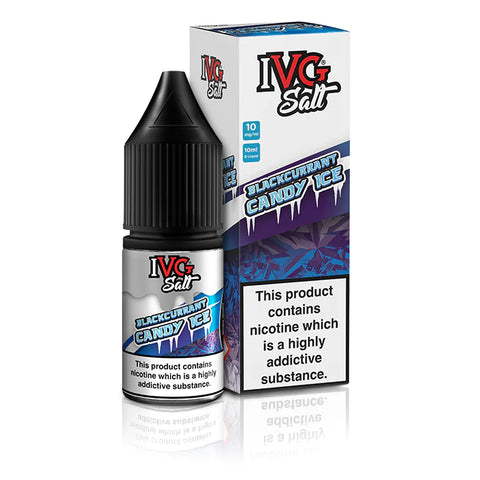 Blackcurrant Candy Ice 10ml Nic Salt E-Liquid by IVG