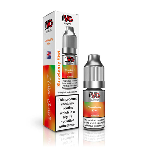 Strawberry Kiwi 10ml Nic Salt Vape Juice by IVG Salts