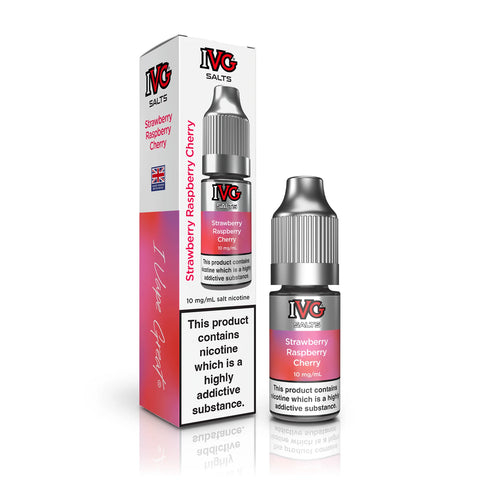 Strawberry Raspberry Cherry 10ml Nic Salt Vape Juice by IVG Salts