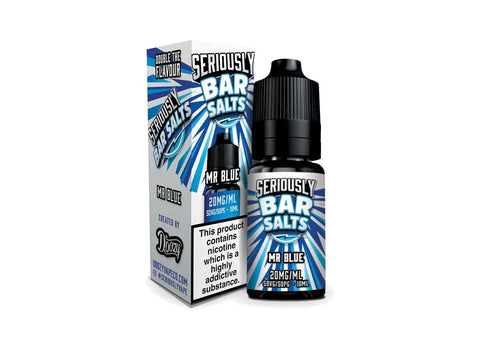 Seriously Bar Salts Mr Blue 10ml Nic Salt E-Liquid by Doozy