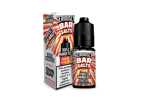 Seriously Bar Salts Triple Mango Ice 10ml Nic Salt E-Liquid by Doozy