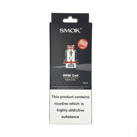 SMOK RPM 0.4 Ohm Mesh Coils Pack of 5