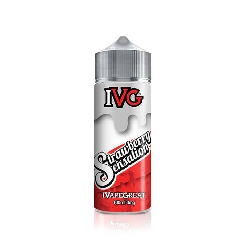 Strawberry Sensation Shortfill 100ml E-Liquid by IVG