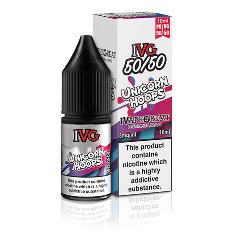 Unicorn Hoops 10ml 50/50 E-Liquid by IVG